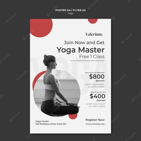 Free PSD | Vertical poster template for yoga class with female instructor Yoga Poster Design, Yoga Flyer, Yoga Master, Class Poster, Business Workshop, Yoga Poster, Yoga Center, Vertical Poster, Aerial Yoga