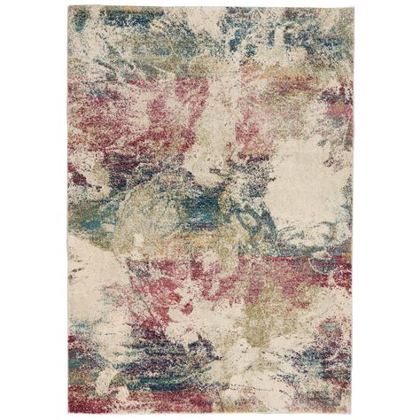 Abstract Brush Strokes, Water Resistant Flooring, Fusion Design, Rug Designs, Soyut Sanat Tabloları, Cream Rug, Plush Rug, Shag Area Rug, Color Effect