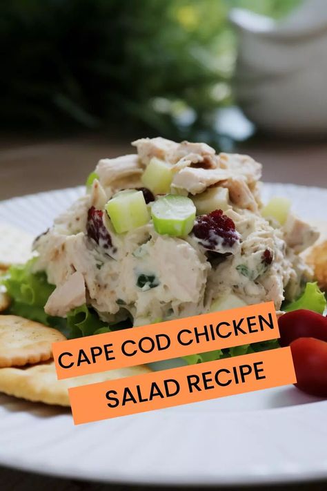 Cape Cod Chicken Salad Recipe – Hungarian Chef Cape Cod Chicken Salad Recipes, Cape Cod Recipes, Cape Cod Chicken Salad, Delicious Chicken Salad, Chicken Salad Recipe, Side Dishes Recipes, Salad Ideas, Prepped Lunches, Delicious Chicken