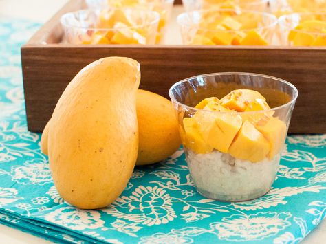 Mango And Sticky Rice, Mango Sticky Rice Recipe, Coconut Sticky Rice, Mango Sticky Rice, Sweet Rice, Unsweetened Coconut Milk, No Cooking, Salty Snacks, Sticky Rice