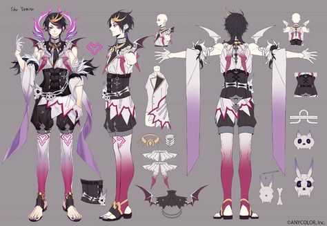 (3) Media Tweets by Shu Yamino 👟☯️ NIJISANJI EN (@shu_yamino) / Twitter Zerochan Anime, Character Background, Shu Yamino, Character Reference Sheet, Outfit Art, Character Model Sheet, Model Reference, Reference Sheet, Character Sheet