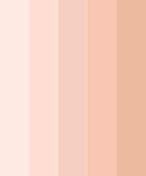 Light Skin Tones Color Palette Peach Color Palette, Peach Color Palettes, Skin Palette, Color Durazno, Peach Paint, Birth Colors, Peach Walls, Peach Palette, Light Peach Color