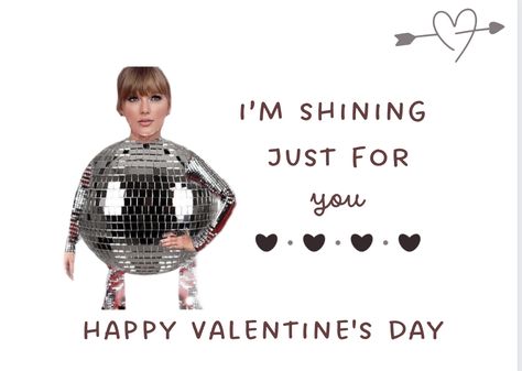 Taylor Swift Themed Valentines Card, Taylor Valentines Day, Taylor Swift Cube Template, Taylor Swift Birthday Cards Diy, Taylor Swift Paper Doll, Taylor Swift Lines, Taylor Swift Paper Doll Template, Happy Birthday Taylor Swift, Taylor Swift Box Craft