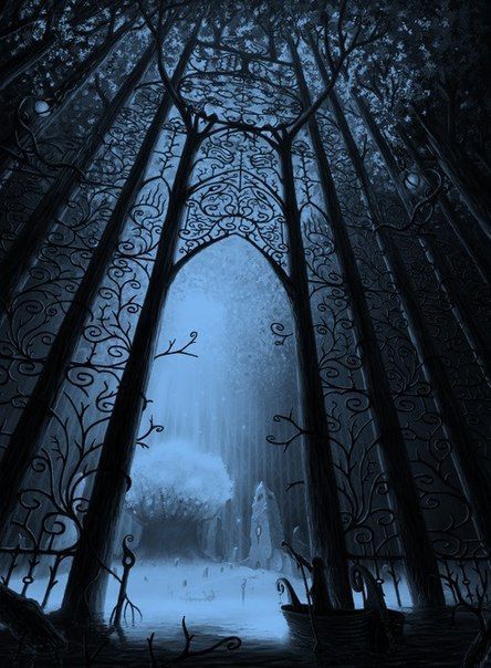 Picture Prompts, Gothic Fantasy Art, Fantasy Pictures, Landscape Background, Corpse Bride, Dark Photography, Dark Ages, Winter Garden, Fantasy Landscape