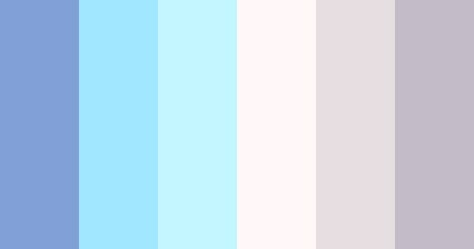 Pastel Winter Color Palette, Neon Blue Color Palette, Sky Blue Color Palette, Light Blue Color Palette, Blue And White Color Palette, Color Scheme Blue, Color Descriptions, Hexadecimal Color, Colour Pallets