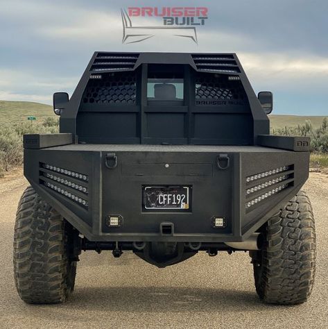 Introducing Bruiser Built Next-Gen Custom Flatbeds. See link for details! Custom Truck Flatbeds, Flatbed Truck Beds, Custom Flatbed, Truck Accesories, Accessoires 4x4, Welding Trucks, Hummer Truck, Custom Truck Beds, Truck Flatbeds