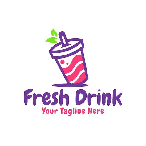 Fresh drink cup healthy beverage logo te... | Premium Vector #Freepik #vector #lemon-logo #lemon-juice #lemon-splash #citrus Logo Cup Drink, Lemon Logo, Juice Logo, Fresh Drink, Cup Logo, Fresh Drinks, Juice Cup, Graphic Editing, Drinking Cup