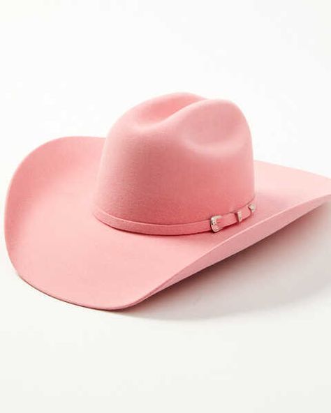 Justin Boots Womens, Pink Cowboy Hat, Pink Cowboy, Twisted X Boots, Felt Cowboy Hats, Western Hat, Pink Cowgirl, Western Hats, Women's Hats