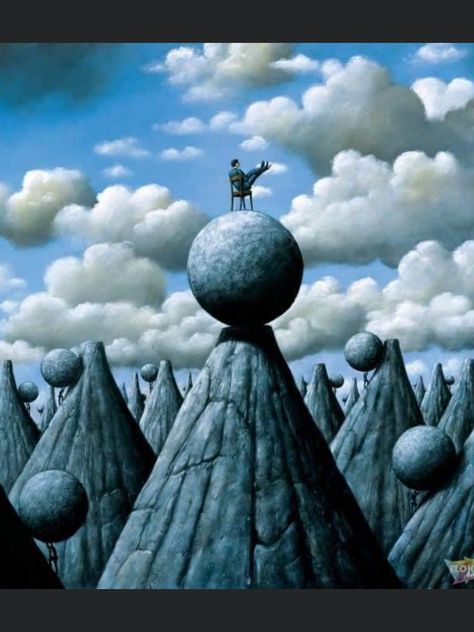 Rafal Olbinski, Surrealist Painting, Easy Sculpture, Psy Art, Sculpture Ideas, Global Art, Museum Of Fine Arts, Landscape Prints, Surreal Art