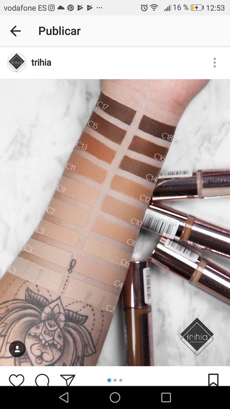 Makeup Revolution Conceal and Define ConcealersSWATCHES Makeup Revolution Concealer, Revolution Conceal And Define Concealer, Makeup Revolution Conceal And Define, Revolution Concealer, Concealer Swatches, Make Up List, Makeup Revolution Palette, Eye Makeup Step By Step, New Makeup Ideas