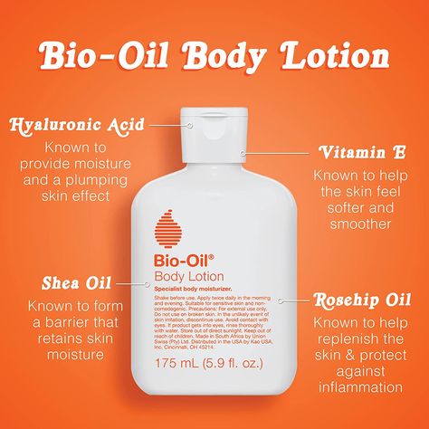 ABSORBS QUICKLY AND MOISTURIZES INSTANTLY — Non-greasy ultralight fluid lotion that spread easily, absorb quickly and leaves a smooth after feel Bio Oil Skin, Body Lotion For Dry Skin, Lotion For Dry Skin, Bio Oil, Moisturizing Body Lotion, Oil Skin Care, Moisturizer For Dry Skin, Premium Ingredients, Rosehip Oil