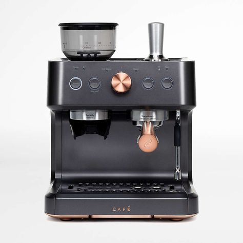 Espresso Maker and Espresso Machine | Crate & Barrel Automatic Espresso Machine, Espresso Drinks, Espresso Makers, Espresso Maker, Espresso Machines, Milk Frother, Fresh Coffee, Machine Design, Williams Sonoma