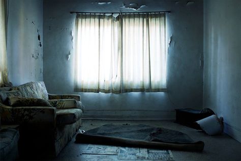 Dingy Motel Aesthetic, Abandoned Apartment Aesthetic, Dingy Apartment Aesthetic, Concrete Room Aesthetic, Dingy Aesthetic, Gross Apartment, Messy Apartment Aesthetic, Dingy Apartment, Empty Apartment