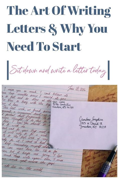 Writing letters is great for you and wonderful to receive, so pick up your pen and make communication personal again! #writingletters #letterwriting Creating Community, Snail Mail Letters, Snail Mail Pen Pals, Planner Lettering, Write Letters, Mail Ideas, Writing Letters, Fun Mail, Pen Pal Letters