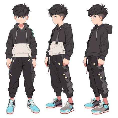 Character Design Male Animation, Guy In Hoodie Reference, Young Male Character Design, Anime Boy Character Design, Japanese Skater Style, Cartoon Character Reference, Young Boy Character Design, Drawing Models Poses, Cool Character Design Male