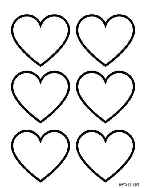 Grab the free printable heart templates in different sizes to use as heart cutouts for diy projects, heart crafts and Valentine's Day cards. Stencil Free Printable, Heart Shapes Template, Fun Homemade Gifts, Arrow Stencil, Printable Heart Template, Heart Art Projects, Cloud Stencil, Printable Shapes, Printable Christmas Coloring Pages