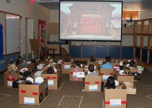 Drive-In Movie at the Ela Library Public Library Programs, Public Library Design, Movie Night For Kids, Library Events, Childrens Library, Elementary Library, Library Activities, Kids Library, Summer Reading Program