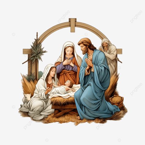 Nativity Of Jesus, Transparent Image, Nativity Scene, Free Png, Motion Graphics, Graphic Resources, Png Images, Nativity, Motion