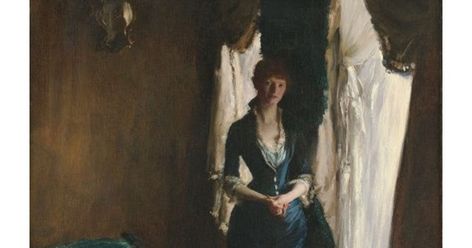 Building a Capsule Wardrobe by Starting with Art: Madame Paul Escudier by John Singer Sargent Blue Thistle, The Art Institute Of Chicago, John Singer Sargent, The Vivienne, Caravaggio, Large Picture Frames, Art Institute Of Chicago, Art Education, American Artists