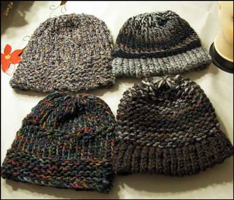 Mens Loom Knit Hats Loom Knit Hats, Loom Knitting Patterns Hat, Round Loom Knitting, Loom Hats, Loom Knit Hat, Loom Knitting Stitches, Loom Crochet, Round Loom, Spool Knitting