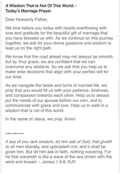 Reading Wedding, Prayer For My Marriage, Marriage Prayers, Marriage Ideas, Marriage Prayer, Heavenly Father, Marriage Advice, Wedding Day, Reading