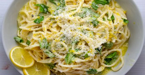 Giada At Home, Giada Recipes, Lemon Spaghetti, Easy Pasta Dishes, Classic Italian Dishes, Lemon Pasta, Most Popular Recipes, Easy Pasta, Italian Dishes