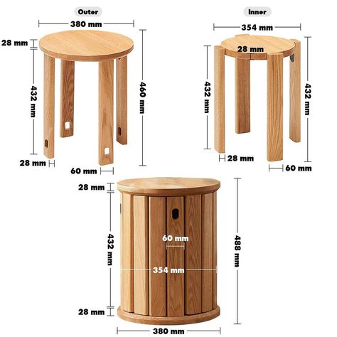 Loft Home Furniture | Stack up style with our Scandinavian Oak Wood Stackable Stool HARVEST! 🪑✨ Perfect for small spaces with big style ambitions.… | Instagram Wooden Stool Designs, Study Room Kids, Stackable Stools, Loft Home, Chevron Coffee Tables, Wooden Products, Scandi Design, Loft House, Stool Design