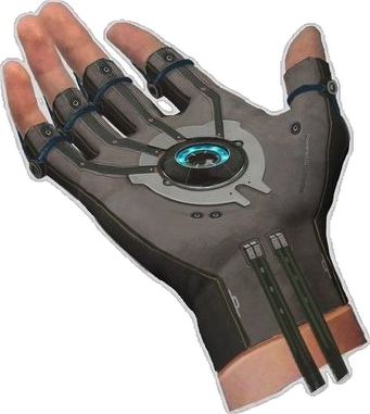 Power Glove Concept, Futuristic Items Concept Art, Anime Gloves Design, Robotic Gauntlet, Tech Gauntlet, Futuristic Gloves, Hero Gadgets, Cyberpunk Gloves, Cyberpunk Gear