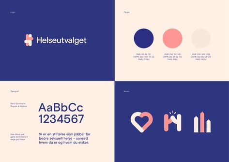 Helseutvalget Design Advert By Bielke&Yang: Gay and Lesbian Health | Ads of the World™ Healthcare Branding, Healthcare Logo, Brand Manual, Logo Presentation, Illustration Simple, Medical Logo, Identity Design Logo, Brand Color Palette, Health Logo