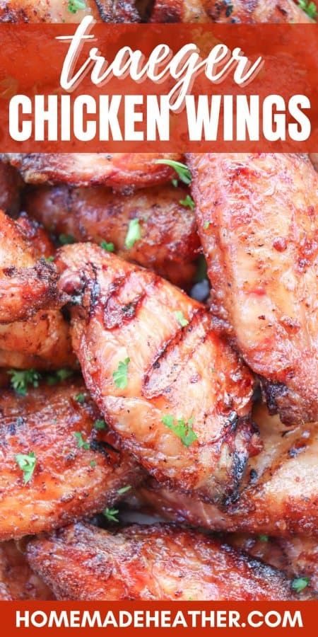 Traeger Grilled Chicken Wings Wings On Traeger Grill, Traeger Whole Chicken, Traeger Grill Recipes Chicken, Homemade Chicken Wings, Traeger Chicken, Grilled Chicken Wings Recipe, Traeger Cooking, Traeger Grill Recipes, Cooking Chicken Wings