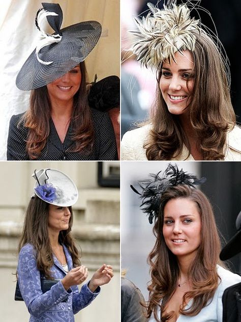 what hat would you be? Millenary Hats, Women Wearing Hats, Kate Middleton Hats, Sip Tea, British Hats, British Wedding, Principe William, Hats And Scarves, Wales Family