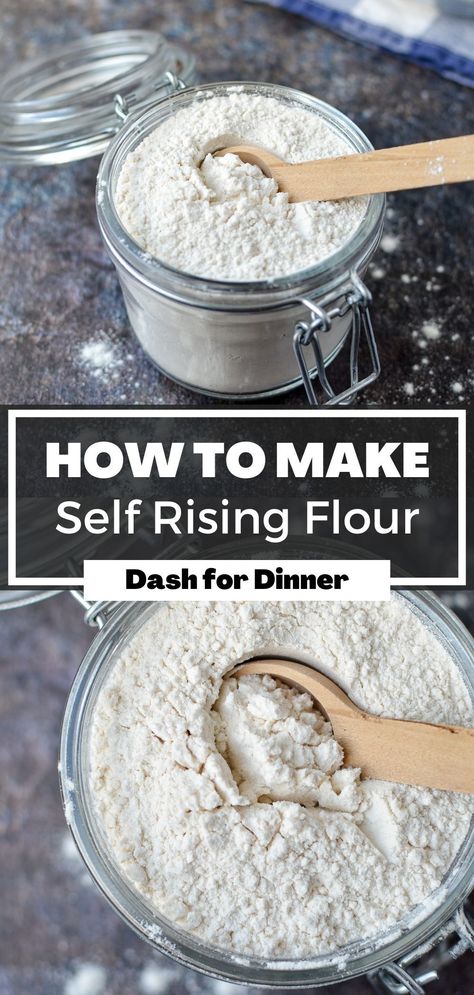 This easy self-rising flour substitute is a great way to make your own pantry staples and save money! This easy copycat recipe can be used in your favorite Southern recipes, or any place self-rising flour (or self-raising flour) is called for. One of the easiest homemade pantry staples! Homemade Self Rising Flour, Make Your Own Pantry, Self Rising Flour Substitute, Dolly Parton Recipes, Homemade Biscuit Mix, Make Self Rising Flour, How To Make Flour, Homemade Dry Mixes, Flour Substitute