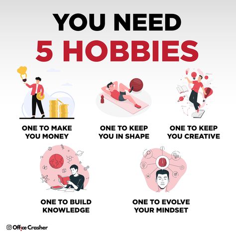 You Should Have 5 Hobbies, How To Be A Good Human Being, Hobbies To Keep You Creative, How To Be Mindful In Your Daily Life, Hobbies To Grow Your Mindset, Become The 1%, Hobbies That Keep You In Shape, How To Be Knowledgeable, How To Build A Habit