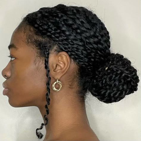 Mini Twists With Added Hair, Mini Braids On Natural Hair, Mini Twist Hairstyles, Twist Natural Hair, Mini Twists Natural Hair, Dream Hairstyles, Mini Braids, Headwrap Hairstyles, 4 Hairstyles