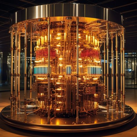 Read about how quantum computing works Quantum Mechanics Aesthetic, Quantum Computer Concept, Computing Aesthetic, Starstruck Odyssey, Sci Fi Computer, Borg Cube, Tech Museum, Medical Engineering, Aperture Science