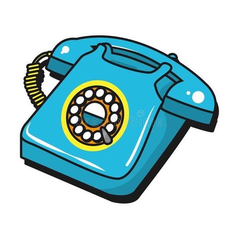 Vintage telephone cartoon. Vector illustration graphic design vector illustration Telephone Cartoon, Phone Clip Art, Telephone Clipart, Telephone Drawing, Phone Clipart, Fall Tshirts, Phone Backgrounds Vintage, Graphic Design Vector, Retro Phone