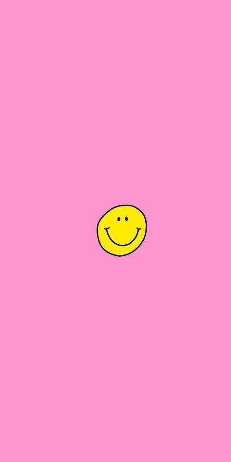 Indie Heart Wallpaper, Indie Heart, Iphone Ideas, Heart Wallpaper, Smiley Face, Smiley, Iphone, Yellow, Pink