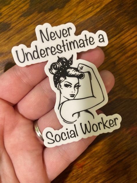 Custom designed sticker for social workers! Social Worker Stickers, Social Worker Tattoo Ideas, Social Work Tattoo, Social Work Aesthetic, Social Worker Aesthetic, Claire Aesthetic, Social Worker Outfits, Social Worker Quotes, Social Work Quotes