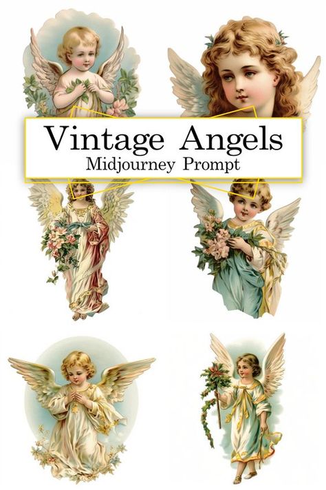 Vintage Christmas Angels Images, Angel Clipart Free Printable, Vintage Angel Images, Designs For Scrapbook, Angels Clipart, Decoupage Dresser, Christmas Clipart Free, Shabby Chic Printables, Victorian Christmas Decorations