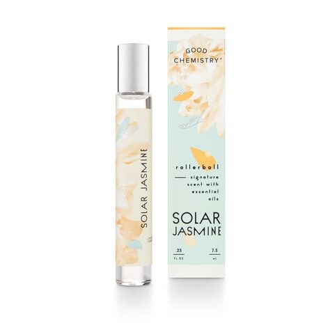 Solar Jasmine Rollerball Perfume – Good Chemistry Good Chemistry Perfume, Good Chemistry, Rollerball Perfume, Hair Perfume, Essential Oil Perfume, Womens Fragrances, Health Facts, Body Mist, Women Perfume