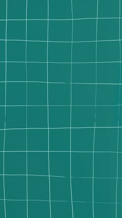 Teal Grid Wallpaper, Checkered Wallpaper Iphone, Teal Aesthetic Wallpaper, Teal Tile, Checker Wallpaper, Teal Pattern, Grid Wallpaper, Iphone Wallpaper Backgrounds, Dark Green Wallpaper