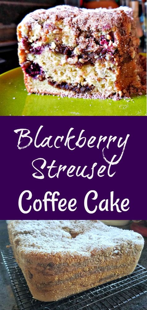 Blackberry Streusel, Gourmet Coffee Recipes, Moist Coffee Cake Recipe, Blackberry Coffee Cake, Espresso Cake Recipe, Moist Coffee Cake, Best Coffee Cake, Crumb Cake Recipe, Cinnamon Crumble