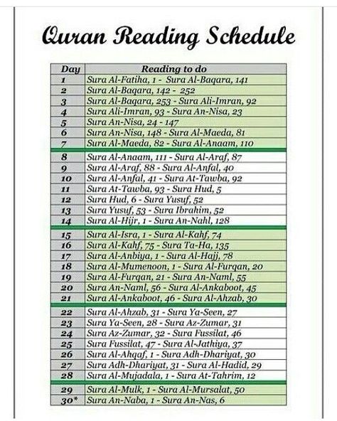 Quran Memorization Chart, Quran Reading Schedule, Quran Schedule, Quran Memorization, Ramadan Quran, Reading Schedule, Reading Quran, Quran Reading, Ramadan Tips