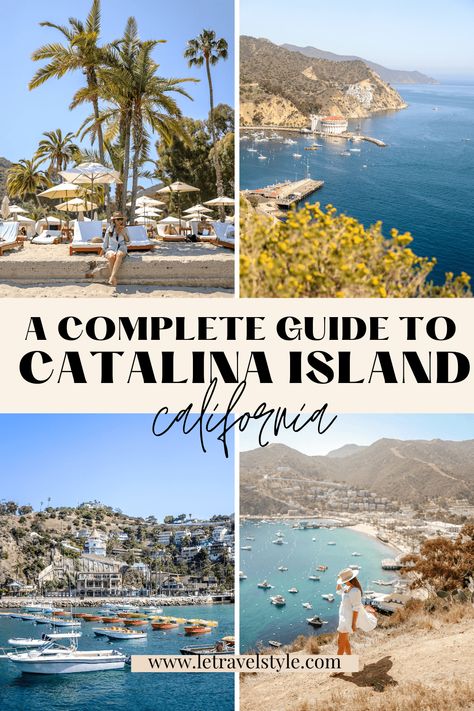 A Complete Travel Guide to Visting Catalina Island · Le Travel Style Catalina Island Outfit, Catalina Island Hotels, Descanso Beach Club, Catalina Island California, Santa Catalina Island, Island Destinations, Santa Catalina, California Travel Road Trips, Catalina Island