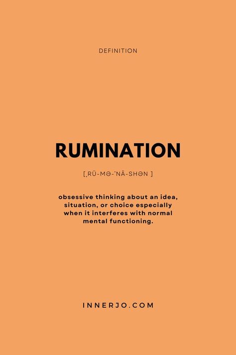 Rumination Quotes, Maya Quotes, Definition Quotes, Word Quotes, Self Inspirational Quotes, One Word Quotes, Meant To Be Quotes, Personal Improvement, Mental And Emotional Health