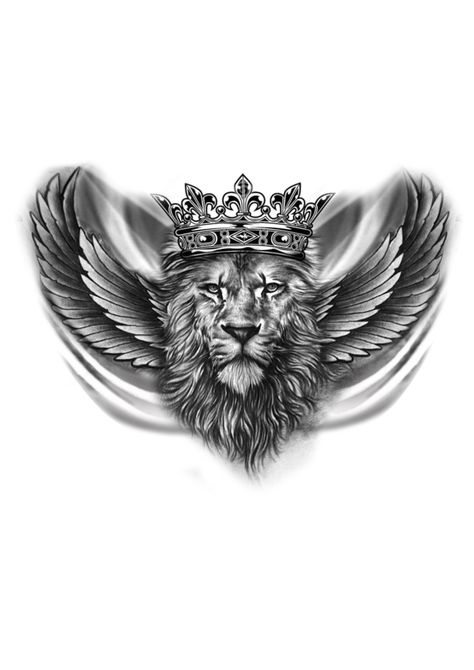 Lion chest Tattoo design Lion Chest Tattoo Men Ideas Full, Lion On Chest Tattoo, Lion Wings Tattoo, Lion Chest Tattoo Men Design, Lion Tatoos Men Art Designs, Tattoo Ideas For Men Lion, Lion Chest Tattoo Men, Lion Tattoo Chest, Lion Neck Tattoo