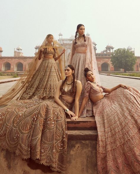 Payal Keyal's Shalimar Collection Is Every Winter Bride's Dream - ShaadiWish Lehengas For Reception, Payal Keyal, Winter Wedding Trends, Rimple Harpreet, Winter Wedding Outfits, Wedding Lehenga Designs, Winter Bride, Desi Aesthetic, Indian Couture