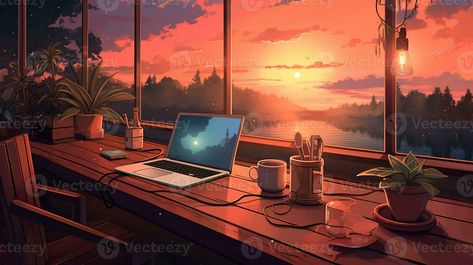 Desktop Wallpaper Aesthetic Study, Motivational Wallpaper Aesthetic Laptop, Lofi Wallpapers 1920x1080, Lofi Images, Lofi Wallpaper, Notion Inspiration, Fire Watch, 3840x2160 Wallpaper, Lofi Aesthetic