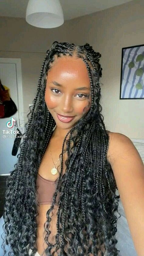 50 Stunning Braids for Black Women: Gallery & Video Showcase | 50 of the Best Braids for Black Women (Gallery & Video) | Aesthetic Braided Hairstyles For Women | Goddess Braids Small Goddess Braids, Bohemian Goddess Braids, Knotless Goddess Braids, 90 Hair, Goddess Braids Hairstyles, Box Braids Hairstyles For Black Women, Braids Hairstyles Pictures, Cute Box Braids Hairstyles, Protective Hairstyles Braids