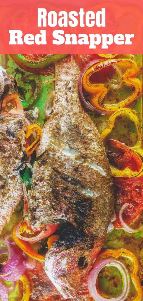 Baked Snapper Recipes Whole, Fried Snapper Whole, Whole Red Snapper Recipes Baked, Whole Snapper Fish Recipes, Roasted Snapper, Red Snapper Recipes Baked, Whole Red Snapper Recipes, Snapper Recipes Baked, Grilled Snapper